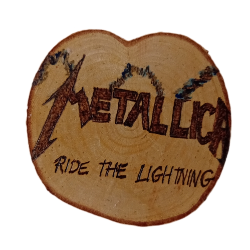 Wooden Coaster with Design